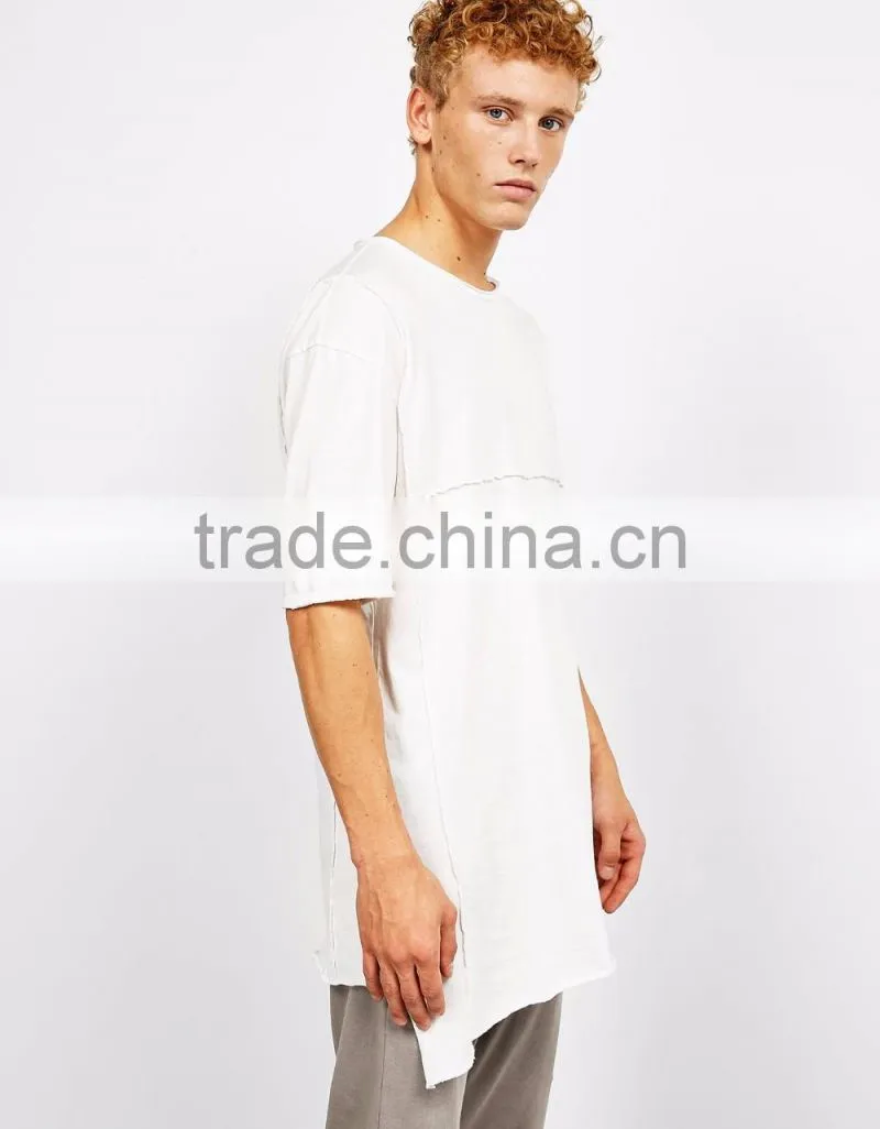 MGOO 2017 OEM Plus Size American Apparel Newest Fashion Plain White T-shirt Custom Cotton Street Style
