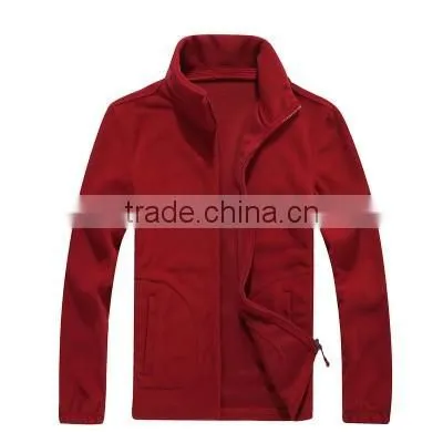 Fashion Design Long Zipper Men Hooded Fleece Jacket