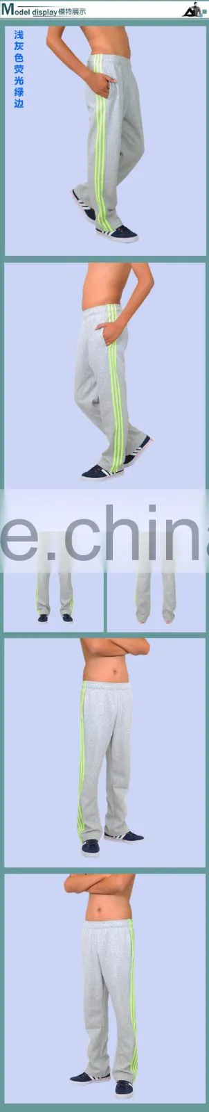 wholesale man sweatpants 100%cotton designer slacks