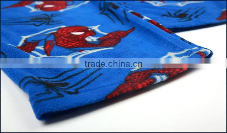 The 2014 spider man two piece boy pajamas home sleep wear