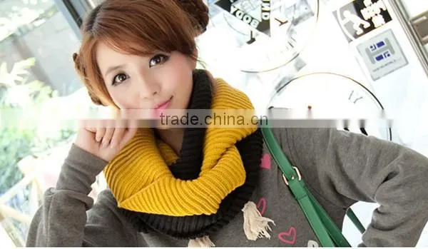 1pc high quality Double color korean latest spandex winter warm Neck warmers,neckerchief,scarf