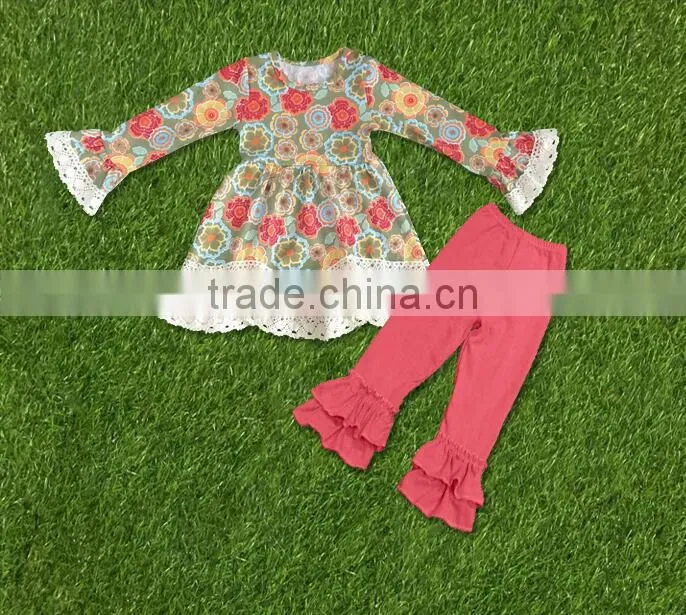 yiwu wholesale girls fall boutqiue outfits mustard pie remake