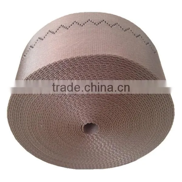 Woven binding strap for luggage