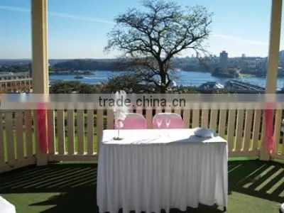 Polyester wedding table skirting table linen for wedding