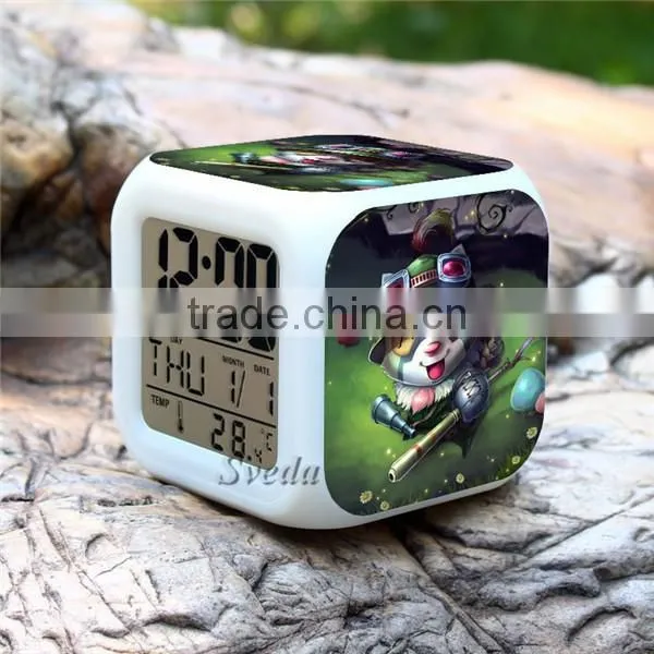Wholesale Digital alarm clocks, League Of Legends Digital clock for sale, cheap price alarm clock