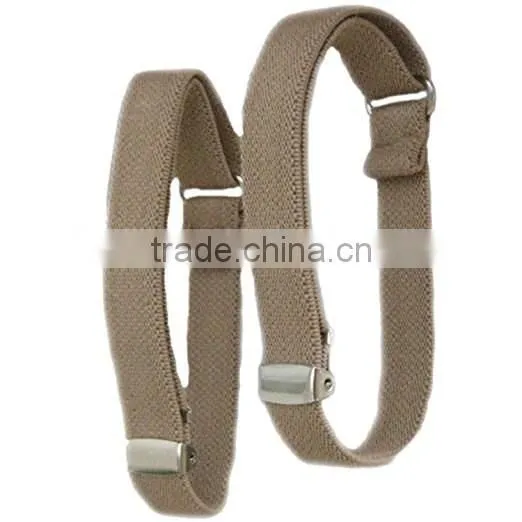 Shirt Sleeve Garter Cuffs Arm Band Elastic Solid Color Adjustable Armband Sleeve Garter