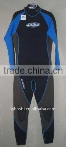 Adult long sleeve neoprene scuba wetsuit/Diving suit with zipper