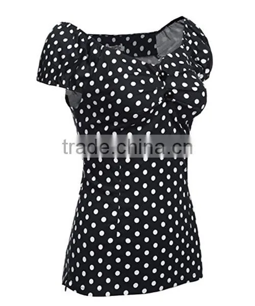 Good quality cheap price office blouse designs