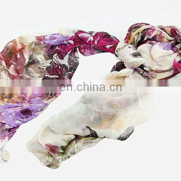 2013 Custom Design Digital Printed Silk Scarf