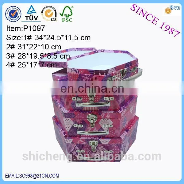 Hot sales cardboard carrying box with handle,small cardboard boxes with lids