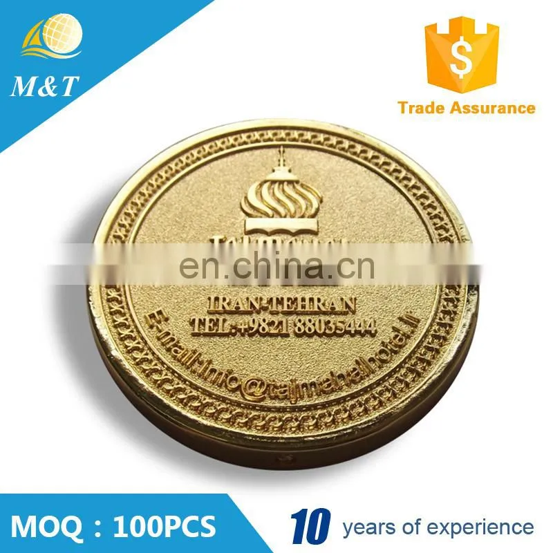 Professional metal gifts custom gold metal coins and medals