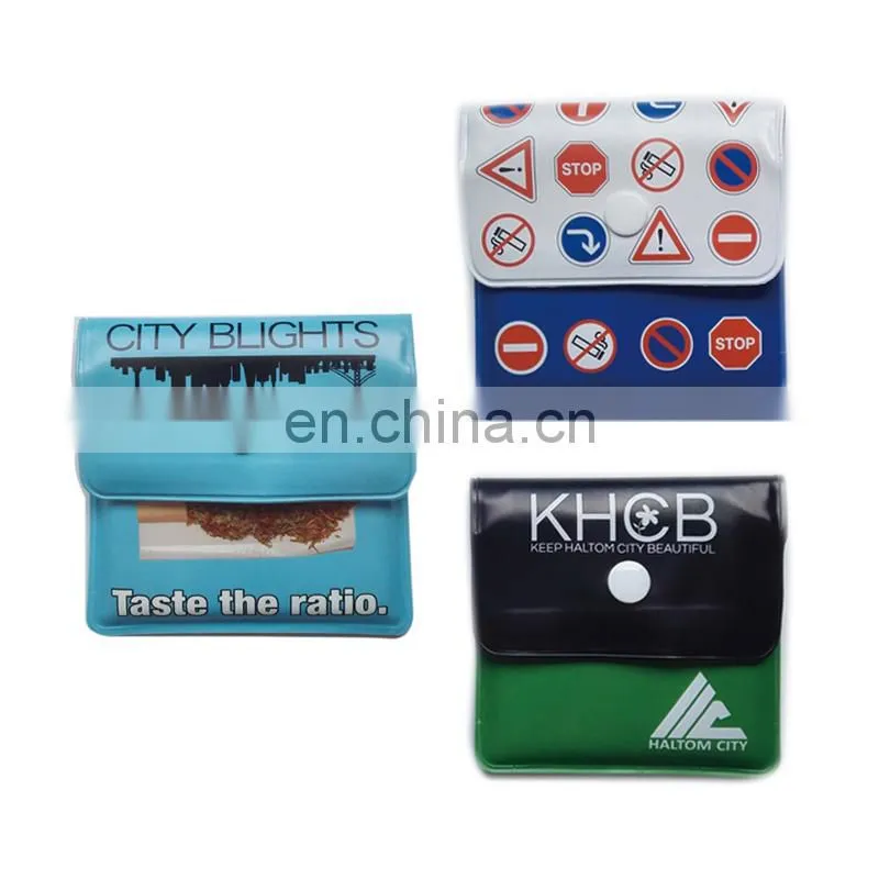 8*8cm PVC/EVA material custom pocket ashtray