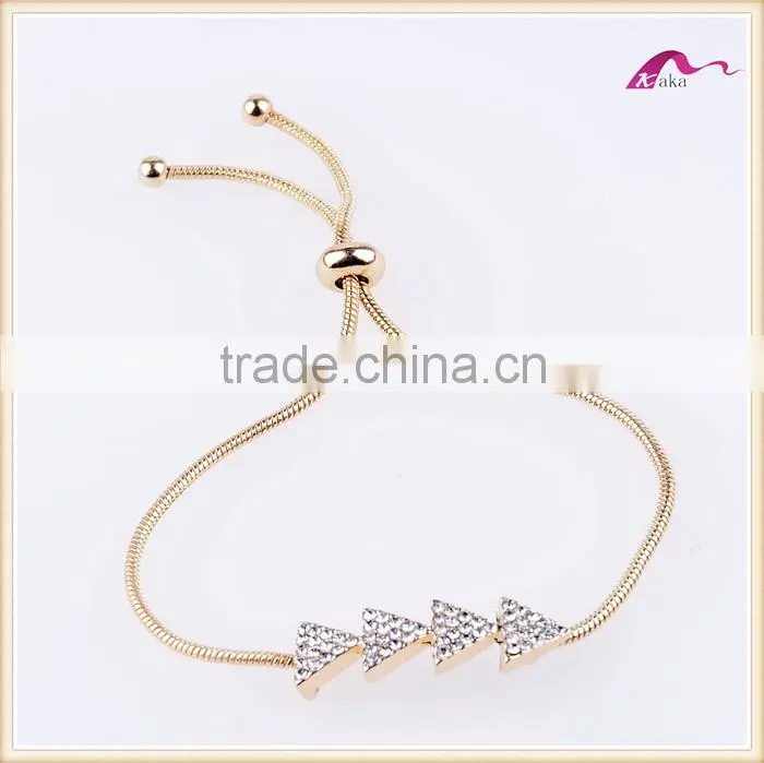 Fashion Custom Gold Crystal Bangles Designs