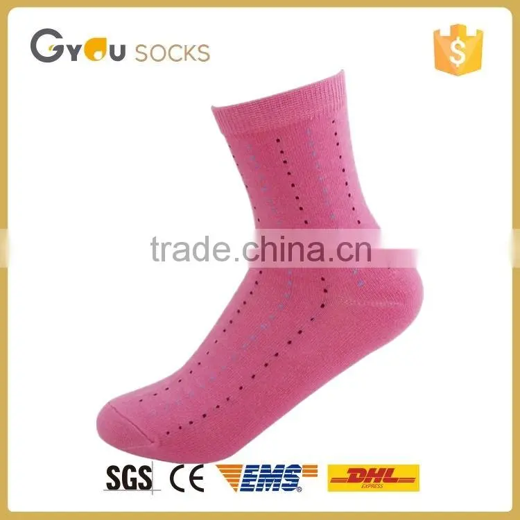 Wholesale custom Jacquard combed cotton men women tube socks