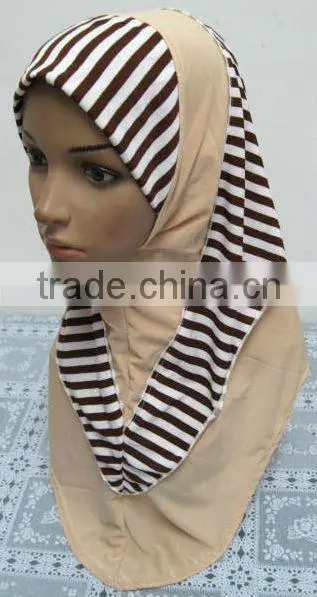 A568 hot 2015 new design islamic hejab LONG muslim one piece hijab
