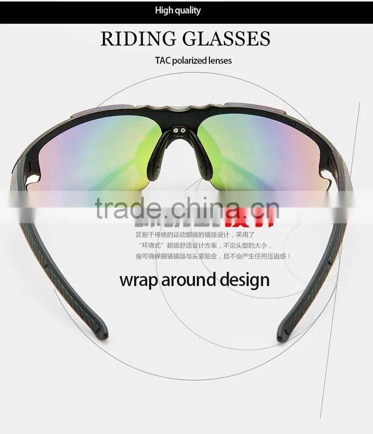 Fashion-designer bicycle sport RX insert myopia UV400 sunglasses