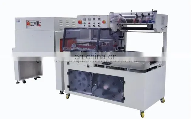 automatic L sealer shrink tunnel cosmetic box toys tableware bottles heat shrink wrapping machine