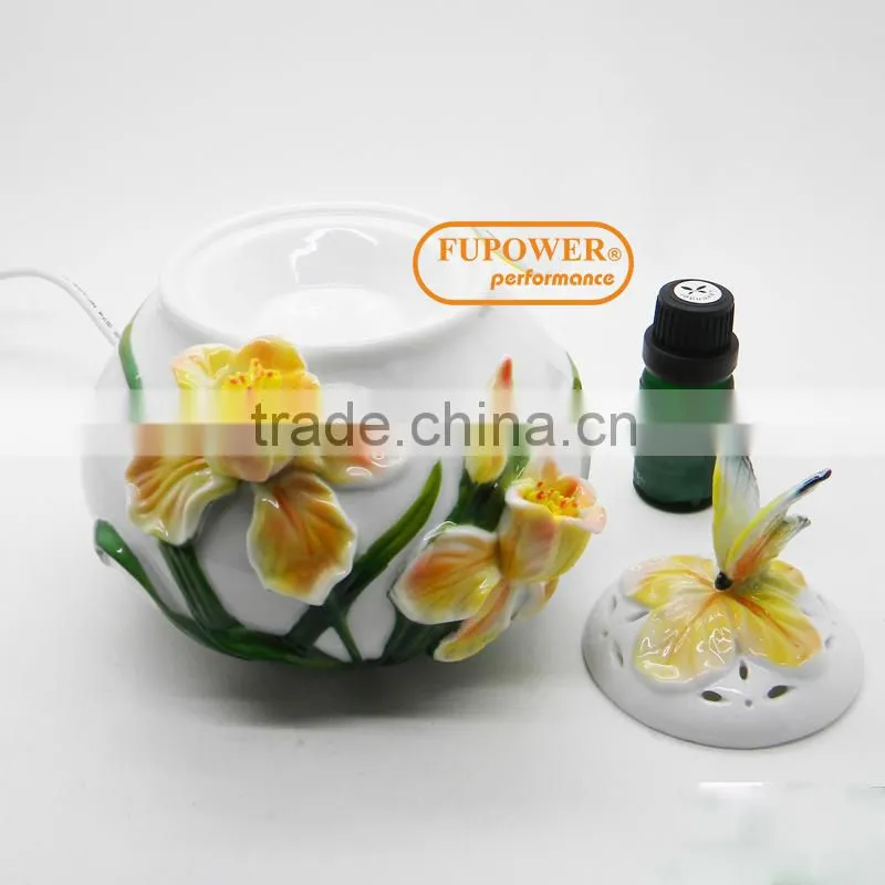 Hot Chinese Craftmanship ceramic ELECTRIC AROMATHERAPY ESSENTIAL OIL BURNER/DIFFUSER