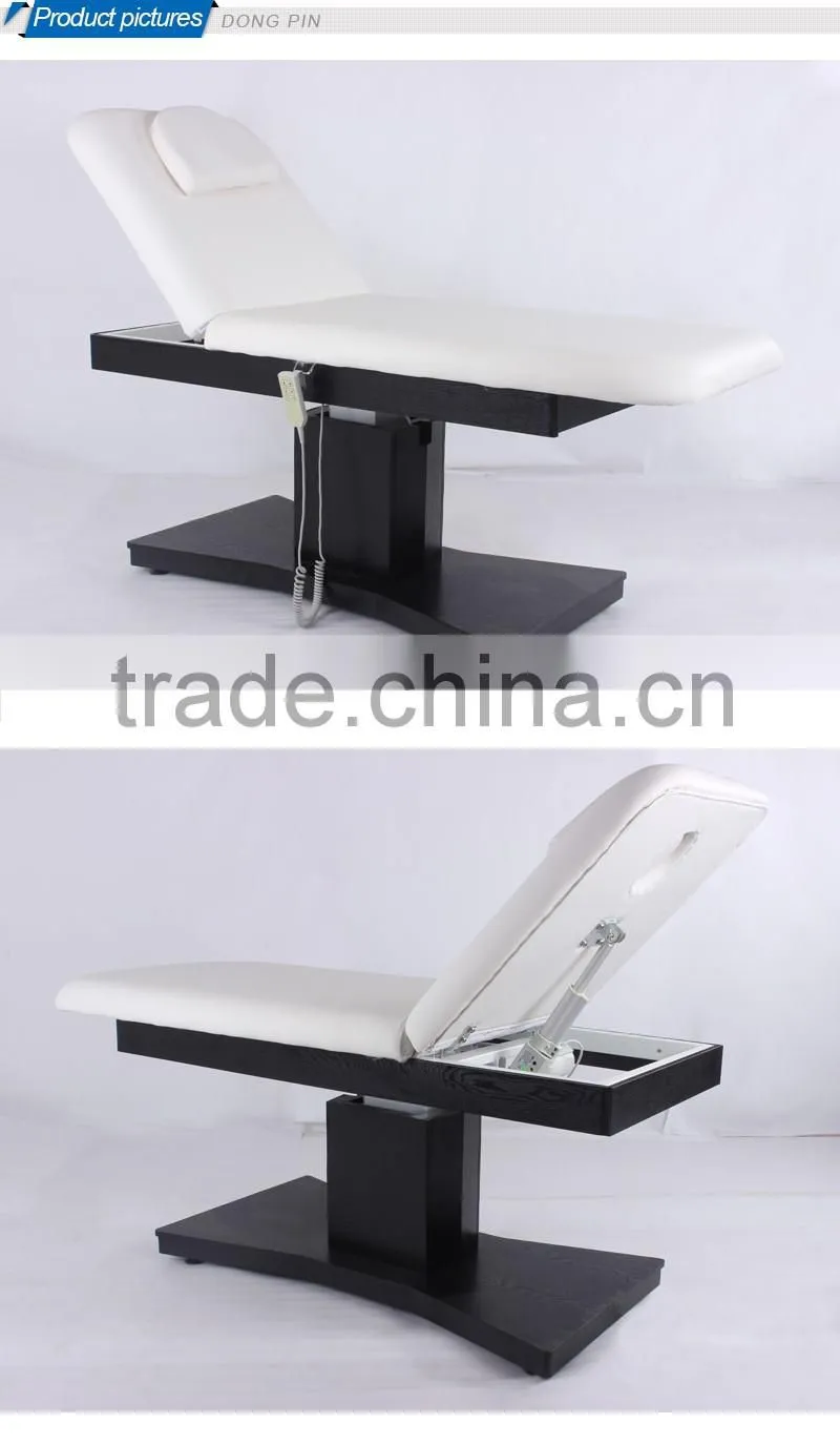 beauty salon furniture health facial bed with 2 motors