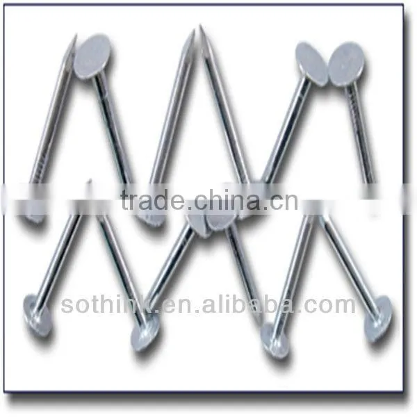 electric galvanized flat head roofing nails