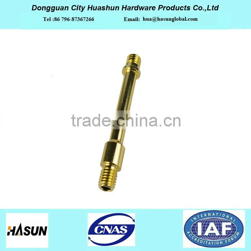 customized precision high quality brass pin/ shaft pin