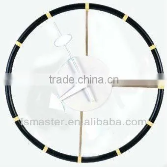 steering wheel clock wall clock