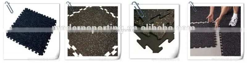 Rubber black kick boxing floor mat