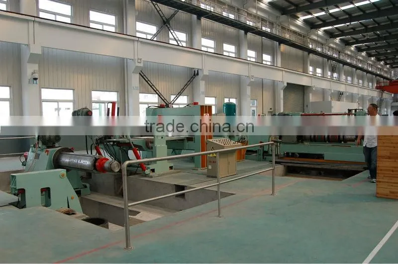 Automatic slitting line for thin and medium material