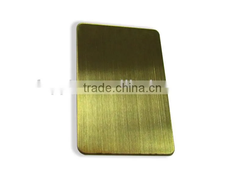 430 Colored decorative stainless steel sheet plate hairline/hl finish