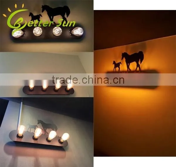 Two Horse Fancy Designs Wall Lamp Wall Light/Classic Wall Sconce
