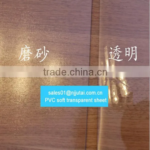 flower transparent soft pvc sheet