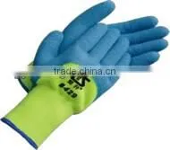 10 gauge foam latex 3/4 palm coated work glove