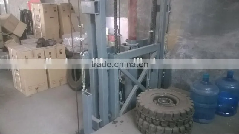 hydraulic guiderail cargo/goods/car lift platform