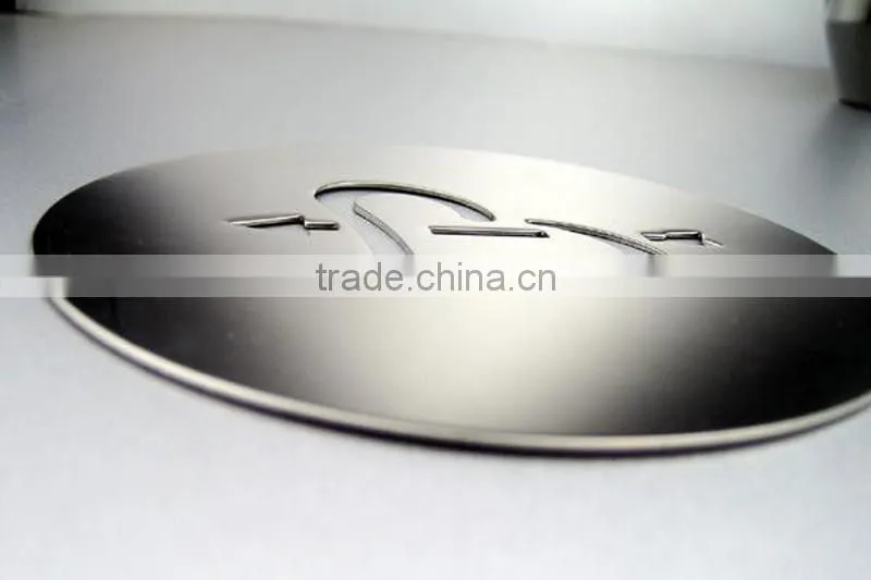 Metal stainless steel coffee stencil