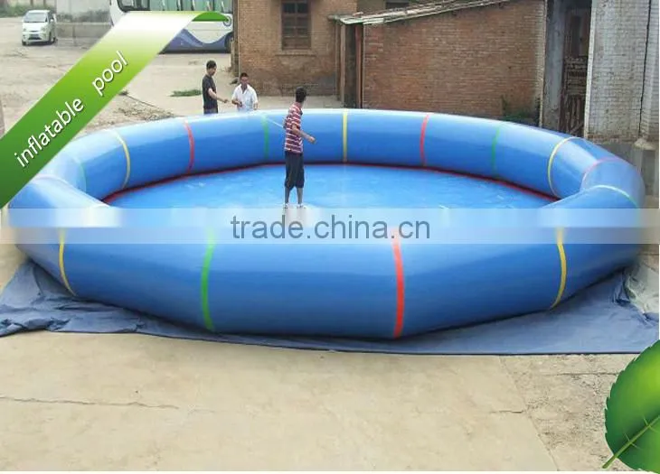 Bule large PVC inflatable pools for kids