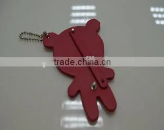 Factory Offer PU Leather Child Shape Tag can be Decorated with DIY Slide Letters