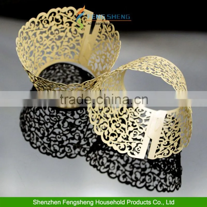 50pcs Cupcake Wrappers Wraps Cases Wedding Cake Edge