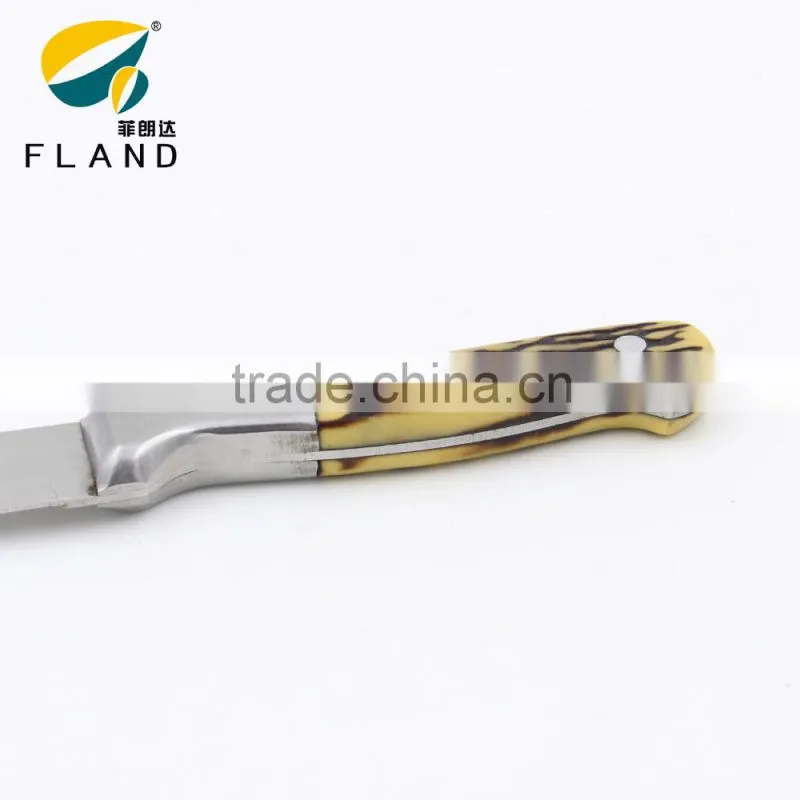 YangJiang Stainless steel blade with bone-like POM handle paring knife/fruit knife