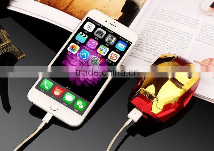 new products 2015 innovative product iron man powerbank 5200mah