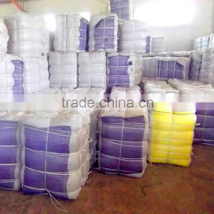 50x80cm cheap and good quality dark green hdpe raschel mesh net bags for potatos and oinon