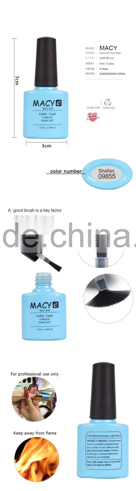 guangzhou easy to sell cristina gel uv polish ,soak off 3 step gel polish,uv gel nail