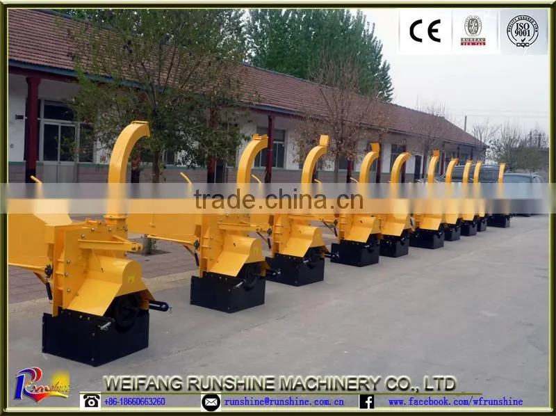 22HP diesel mobile wood chipper machine
