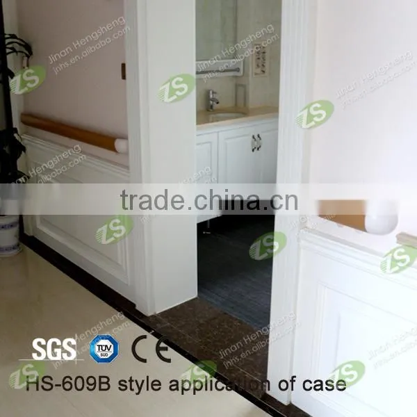 Plastic and Aluminum Handrails used for Hospital Corridor