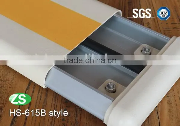 Wooden Color Rigid PVC Wall Protection Wallguards/ Bumper Rail