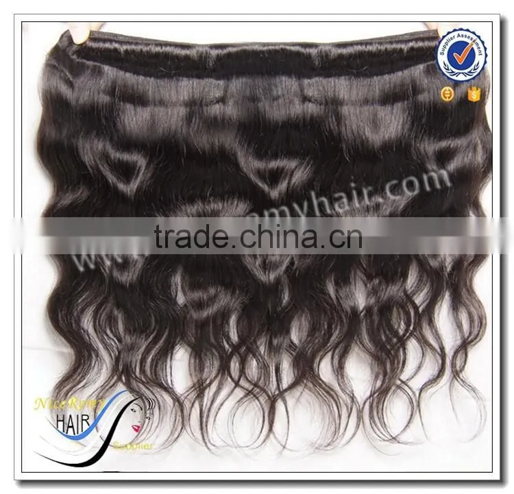 Wholesale top quality 100% human virgin brazilian hair body wave hair weave