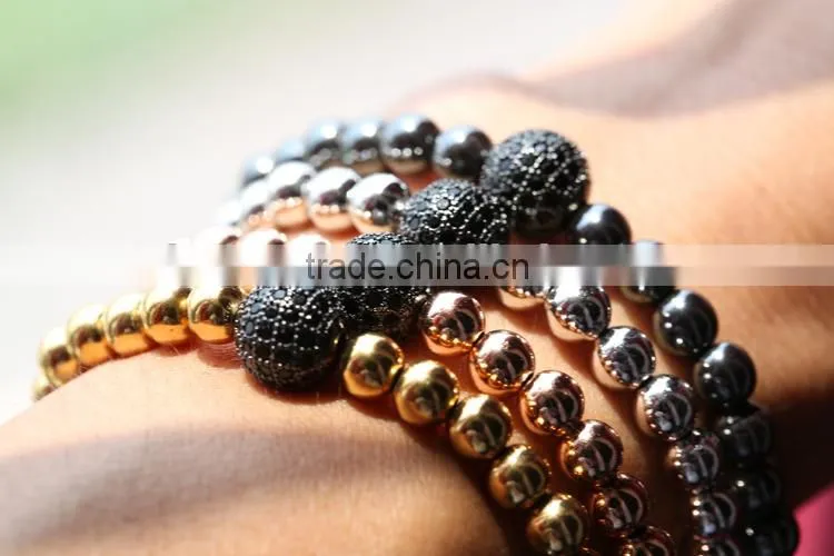 Alibaba Hot sales Stainless steel beaded bracelet online shopping Alibaba