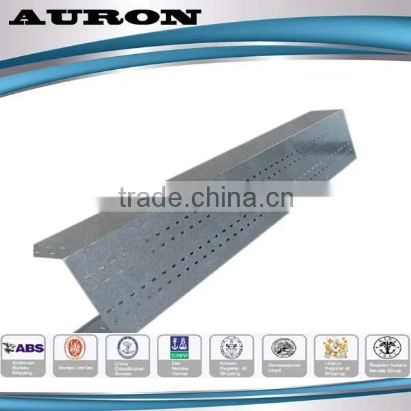 AURON/HEAWELL ABS BV GL DNV ISO ROHS CE Hot dipped galvanized steel cable tray/GI cable hanging tray/Steel Cable interchange