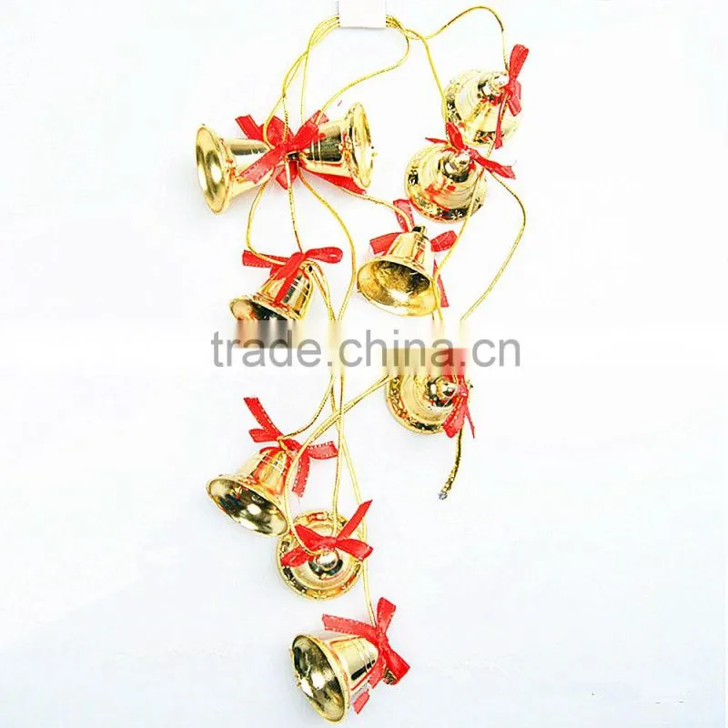hot sale gold deer plastic bell Christmas bell
