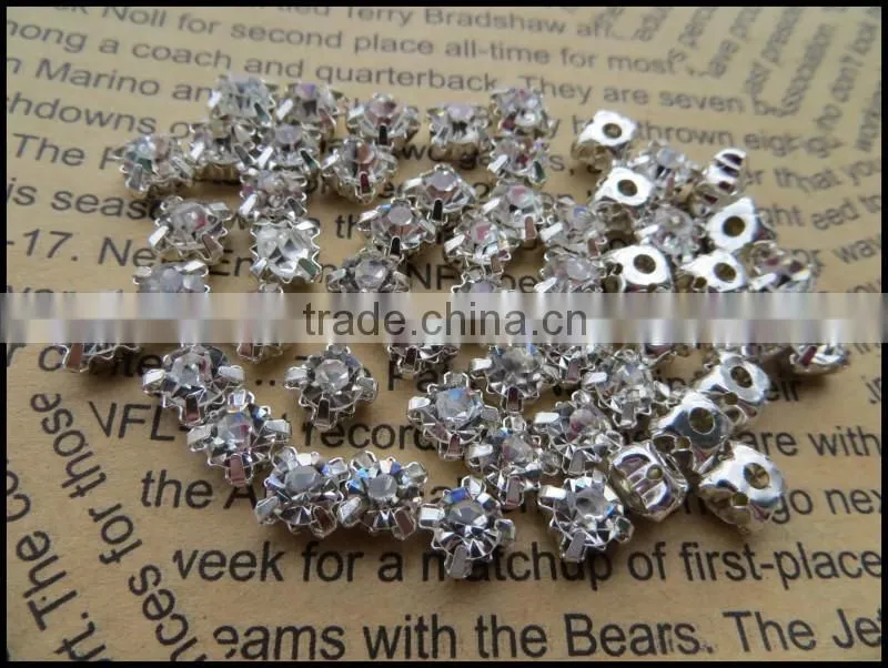 High quality crystal rhinestone claw! Wholesale rhinestone in settings!Bulk metal base rhinestone claw rhinestone in setting!!
