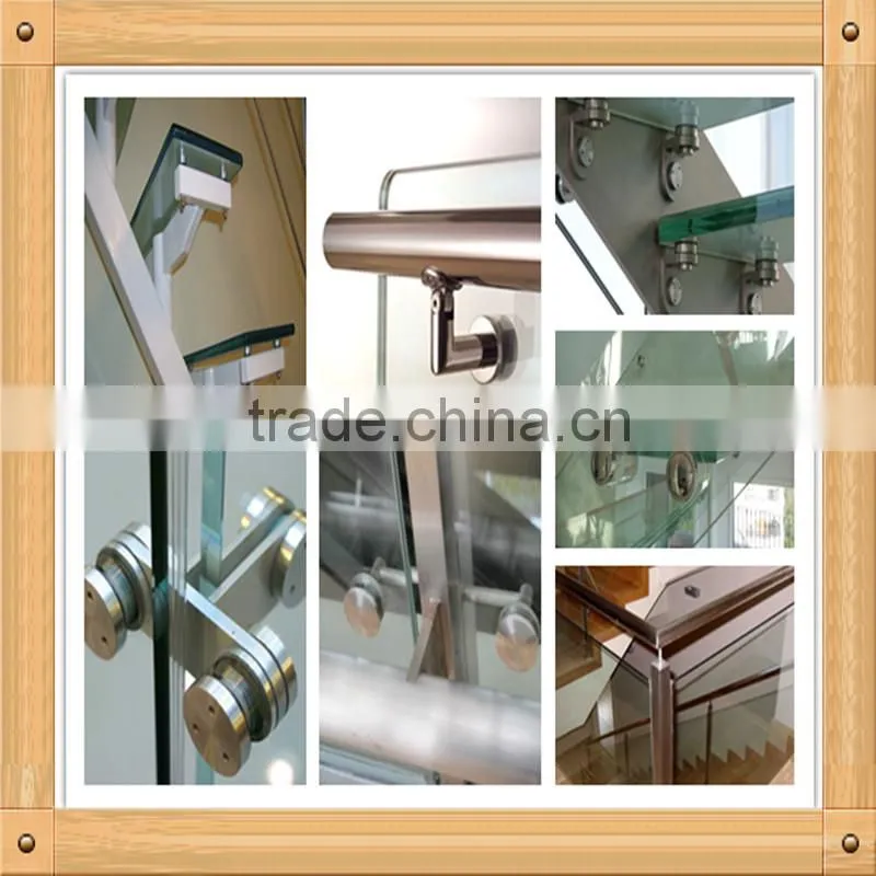 Circular stair glass steps